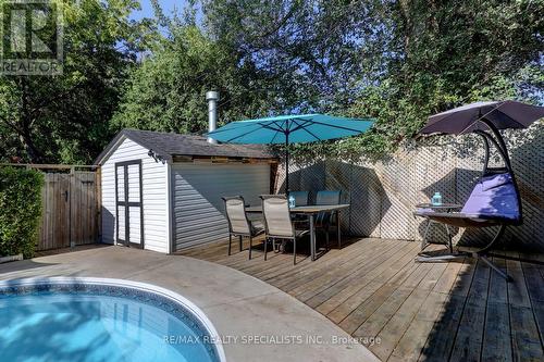 19 Arch Road, Mississauga, ON - Outdoor With In Ground Pool With Deck Patio Veranda