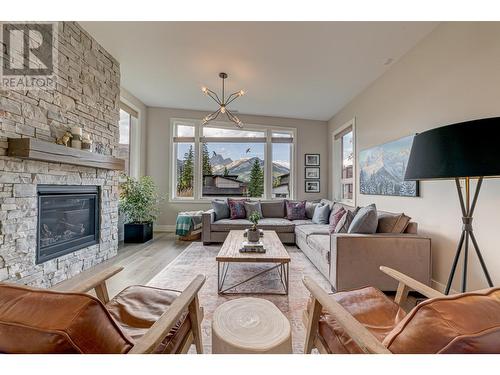 4 Sunniva Drive, Fernie, BC - Indoor Photo Showing Living Room With Fireplace