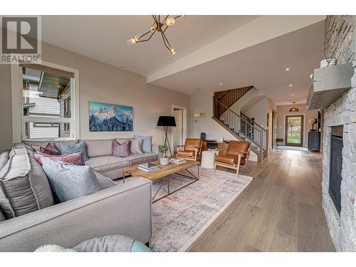 4 Sunniva Drive, Fernie, BC - Indoor Photo Showing Living Room With Fireplace