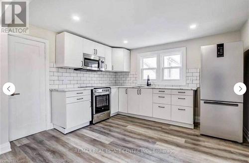 Upper - 2 Lydia Street, Hamilton, ON - Indoor Photo Showing Kitchen With Stainless Steel Kitchen With Upgraded Kitchen