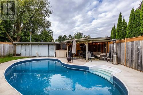 560 Cherryhill Street, Oshawa (Donevan), ON - Outdoor With In Ground Pool With Backyard