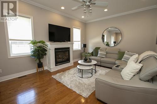 533 Lake St, Sault Ste. Marie, ON - Indoor Photo Showing Living Room With Fireplace