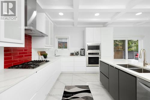 13 Ambassador Place, Toronto, ON - Indoor Photo Showing Kitchen With Double Sink With Upgraded Kitchen