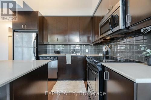 230 - 201 Carlaw Avenue, Toronto, ON - Indoor Photo Showing Kitchen With Upgraded Kitchen