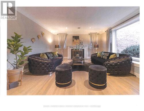 2 Stinson Circle, Toronto, ON - Indoor Photo Showing Living Room With Fireplace