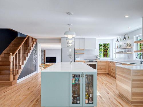 Overall view - 1824 Rue Bachand, Carignan, QC - Indoor Photo Showing Kitchen With Double Sink With Upgraded Kitchen