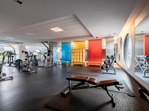 Exercise room - 1607-199 Rue De La Rotonde, Montréal (Verdun/Île-Des-Soeurs), QC - Indoor Photo Showing Gym Room