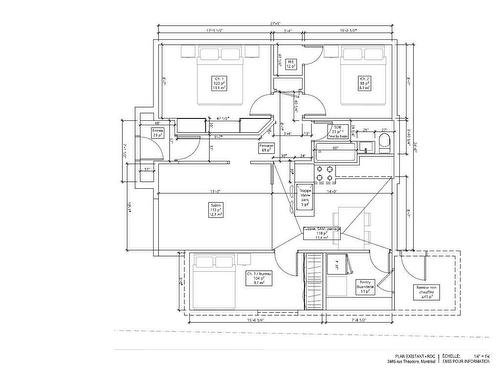 Drawing (sketch) - 2485 Rue Théodore, Montréal (Mercier/Hochelaga-Maisonneuve), QC - Other