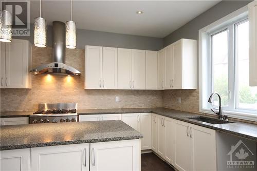 322 Fairlakes Way, Ottawa, ON - Indoor Photo Showing Kitchen With Upgraded Kitchen