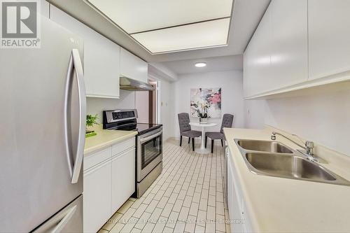 203 - 205 Wynford Drive, Toronto, ON - Indoor Photo Showing Kitchen With Stainless Steel Kitchen With Double Sink