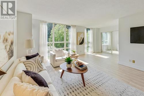 203 - 205 Wynford Drive, Toronto, ON - Indoor Photo Showing Living Room