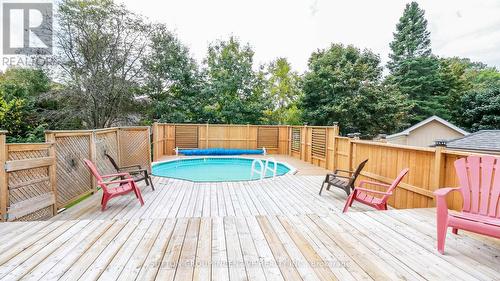 4 Acorn Crescent W, Wasaga Beach, ON - Outdoor With Above Ground Pool With Deck Patio Veranda