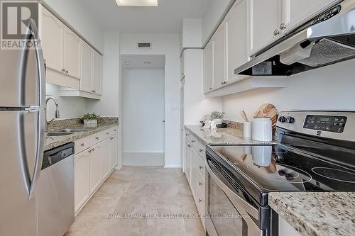 411 - 2199 Sixth Line, Oakville, ON - Indoor Photo Showing Kitchen With Stainless Steel Kitchen With Double Sink With Upgraded Kitchen