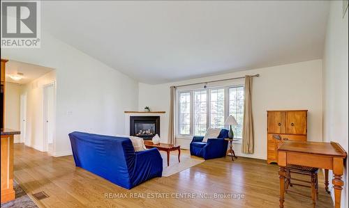 14125 Derry Road, Milton, ON - Indoor Photo Showing Living Room With Fireplace