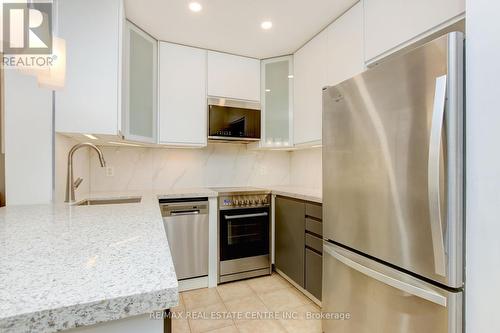 117 - 35 Via Rosedale, Brampton, ON - Indoor Photo Showing Kitchen With Stainless Steel Kitchen With Upgraded Kitchen