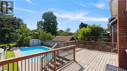 17 Echo Villa Avenue, Brantford, ON - Outdoor With In Ground Pool With Exterior