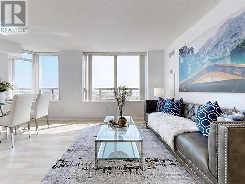 1119 - 1883 Mcnicoll Avenue, Toronto, ON - Indoor Photo Showing Living Room