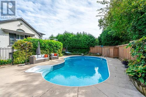 772 Francis Road, Burlington, ON - Outdoor With In Ground Pool With Deck Patio Veranda With Backyard