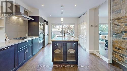 22 Fielding Avenue, Toronto, ON - Indoor Photo Showing Kitchen With Upgraded Kitchen