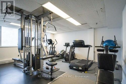 1001 - 3501 Glen Erin Drive, Mississauga, ON - Indoor Photo Showing Gym Room