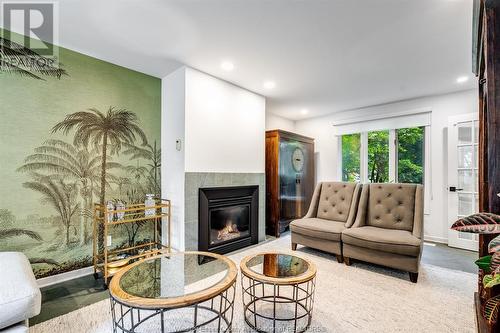 3073 Centennial Crescent, Kingsville, ON - Indoor Photo Showing Living Room With Fireplace