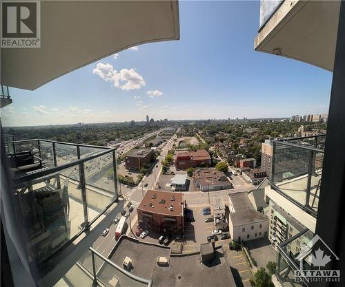 203 Catherine Street Unit#1805, Ottawa, ON - Outdoor With Balcony With View With Exterior