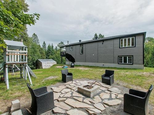 Backyard - 5046 Ch. Lendman, Sainte-Agathe-Des-Monts, QC - Outdoor With Deck Patio Veranda With Exterior