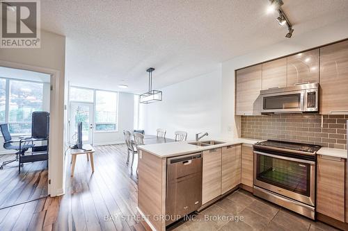 108 - 55 Eglinton Avenue W, Mississauga, ON - Indoor Photo Showing Kitchen With Stainless Steel Kitchen With Double Sink