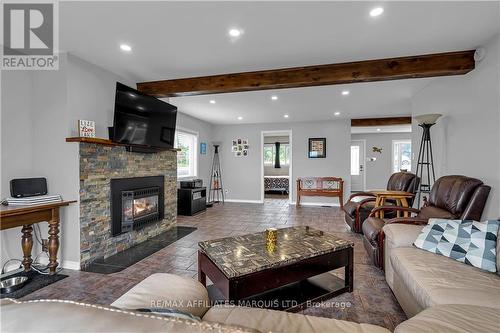 19448 County Road 2 Road, South Glengarry, ON - Indoor Photo Showing Living Room With Fireplace