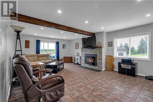 19448 County Road 2 Road, South Glengarry, ON - Indoor Photo Showing Living Room With Fireplace