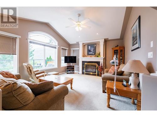 3435 Bodard  Drive, Nelson, BC - Indoor Photo Showing Living Room With Fireplace