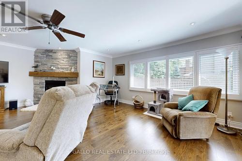 193 Church Street, Markham, ON - Indoor Photo Showing Living Room With Fireplace