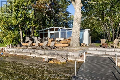 7406 Glen Ellen Drive, Ramara, ON - Outdoor With Body Of Water With Deck Patio Veranda