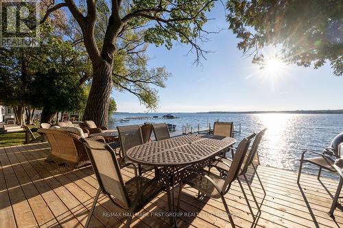 7406 Glen Ellen Drive, Ramara, ON - Outdoor With Body Of Water With Deck Patio Veranda With View