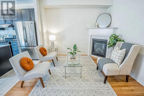 69 Agava Street, Brampton, ON - Indoor Photo Showing Living Room With Fireplace