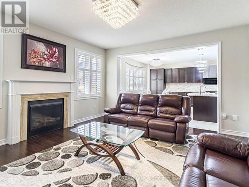 499 Dougall Avenue, Caledon, ON - Indoor Photo Showing Living Room With Fireplace