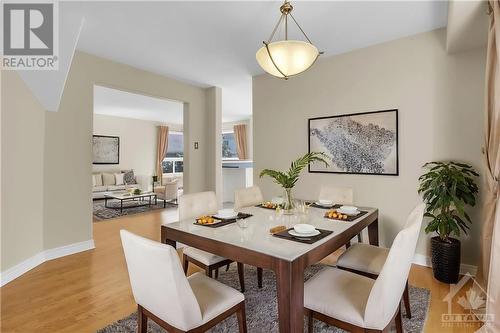 Staged dining room - 14 Knowlton Drive, Ottawa, ON - Indoor Photo Showing Dining Room