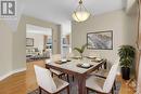 Staged dining room - 14 Knowlton Drive, Ottawa, ON  - Indoor Photo Showing Dining Room 