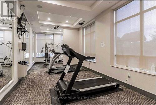 1001 - 55 Strathaven Drive, Mississauga, ON - Indoor Photo Showing Gym Room