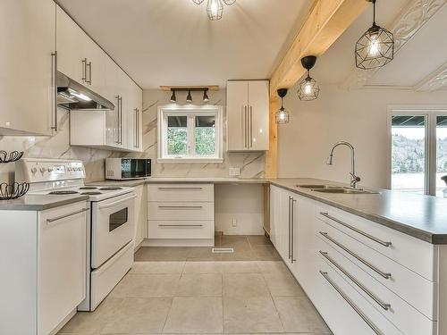 Kitchen - 2659  - 2661 Ch. Du Village, Saint-Adolphe-D'Howard, QC - Indoor Photo Showing Kitchen With Double Sink