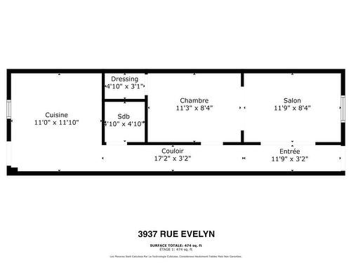 Plan (croquis) - 3937  - 3941 Rue Evelyn, Montréal (Verdun/Île-Des-Soeurs), QC 