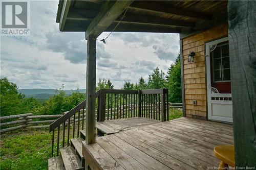 318 Howland Ridge Road, Millville, NB - Outdoor With Deck Patio Veranda With Exterior