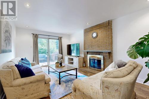 76 Jill Crescent, Brampton, ON - Indoor Photo Showing Living Room With Fireplace