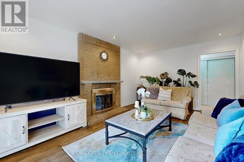 76 Jill Crescent, Brampton, ON - Indoor Photo Showing Living Room With Fireplace