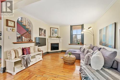 2 - 18 Chapel Street, Cobourg, ON - Indoor Photo Showing Living Room With Fireplace