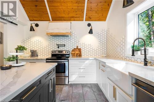 222 Pellisier Street, Eugenia, ON - Indoor Photo Showing Kitchen With Stainless Steel Kitchen With Upgraded Kitchen