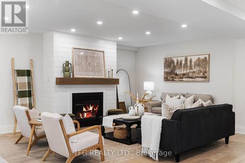 191 Woodlea Crescent, Oshawa (Northglen), ON - Indoor Photo Showing Living Room With Fireplace