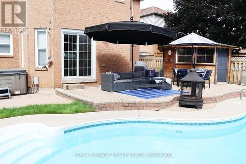 69 Birchway Place, Halton Hills, ON - Outdoor With In Ground Pool With Deck Patio Veranda