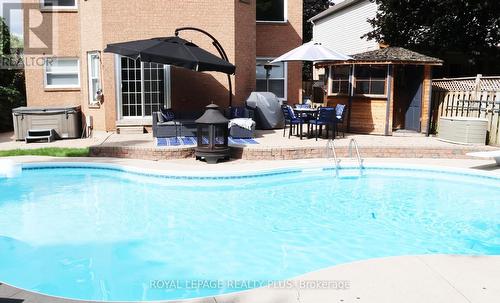 69 Birchway Place, Halton Hills, ON - Outdoor With In Ground Pool