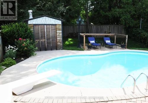 69 Birchway Place, Halton Hills, ON - Outdoor With In Ground Pool With Backyard